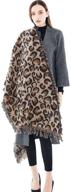 🐆 gerinly leopard print scarf - luxurious cashmere feel for cozy winter neck wraps and fashionable pashmina shawls logo