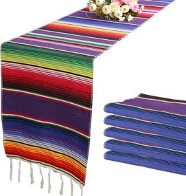 img 4 attached to 🎉 TRLYC Mexican Wedding Decorations with Runners