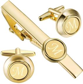 img 4 attached to ⌚️ HAWSON Engraved Cufflinks: Exquisite Men's Accessories for Business and Weddings