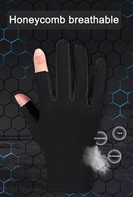 img 2 attached to HOTALU Workout Gloves: Premium Protection Screen Men's Accessories for Enhanced Performance