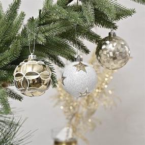 img 3 attached to Valery Madelyn Christmas Shatterproof Decoration Seasonal Decor for Ornaments