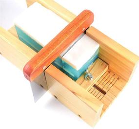 img 3 attached to 🧼 Premium Adjustable Wood Soap Cutter Slicer Box - Versatile Multi-Function Tool for Artisan Soap Making - Handmade Silicone Soap Loaf Mold Included!