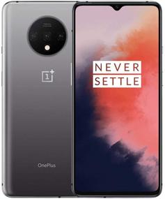 img 4 attached to 📱 OnePlus 7T GSM Unlocked Smartphone (Renewed) - 6.55" HD1907, Single SIM, Frosted Silver, 128GB