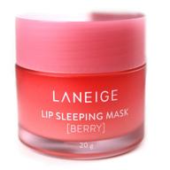 💋 laneige lip sleeping mask 0.71oz (berry 20g): hydrate and revitalize lips overnight logo