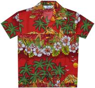 hawaiian shirts floral scenic print boys' clothing for tops, tees & shirts logo
