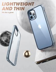 img 2 attached to 📱 Review: SUPCASE Unicorn Beetle Edge Series Case for iPhone 13 Pro (2021 Release) - Slim & Clear with TPU Inner Bumper - Cerulean