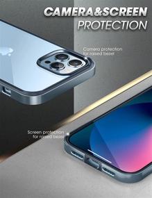 img 1 attached to 📱 Review: SUPCASE Unicorn Beetle Edge Series Case for iPhone 13 Pro (2021 Release) - Slim & Clear with TPU Inner Bumper - Cerulean