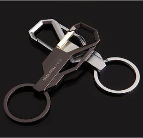 img 3 attached to Cospring Expansion Connection Keychain Business Men's Accessories