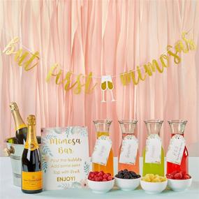 img 2 attached to 🥂 Sparkling Celebration: Kate Aspen Mimosa Bar 10-Piece Gold Glitter Party Kit Enlivens Any Event!