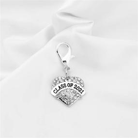 img 3 attached to Graduation Zipper Handbag Message Keychain