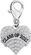 graduation zipper handbag message keychain logo