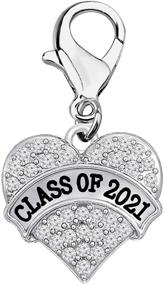 img 4 attached to Graduation Zipper Handbag Message Keychain