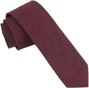 img 1 attached to 👔 Houlife Cotton Stripe Necktie for Men's Wedding Accessories: Ties, Cummerbunds, and Pocket Squares.