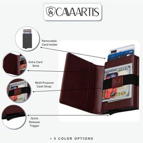 img 1 attached to 💼 CAVAARTIS Minimalist Collection: Designer Protection for Men's Accessories, Enhanced by SEO