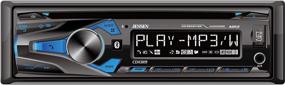 img 1 attached to JENSEN CDX3119 Single DIN Car Stereo Receiver with 10-Character LCD, Bluetooth, USB Charging, and Front AUX Input