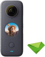 insta360 one x2 panoramic action/sport camera - 5.7k video, 10m waterproof, flowstate stabilization, 1630mah battery - insta 360 onex2 logo