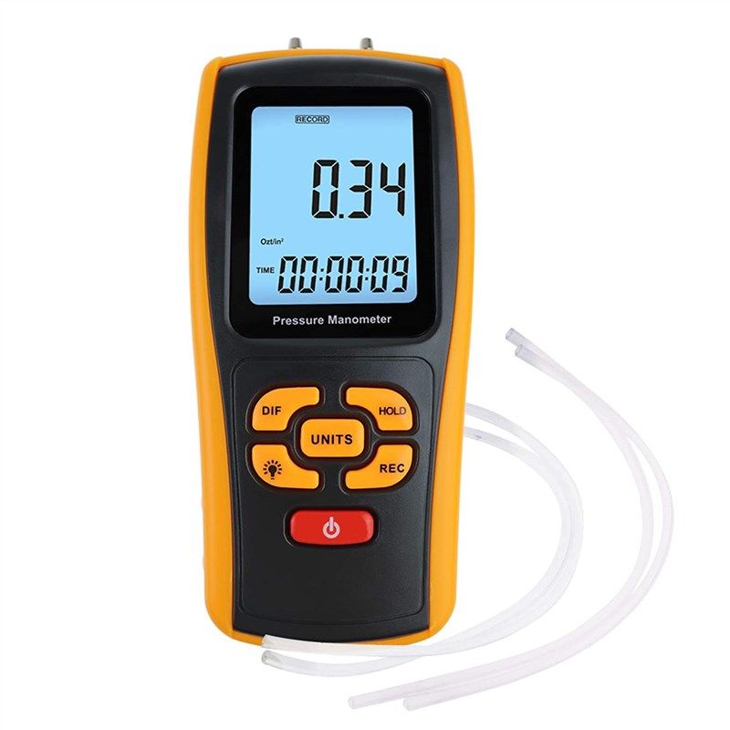 manometer pressure differential handheld portable 로고