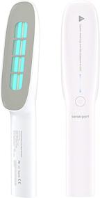 img 4 attached to 🔆 UV Light Sanitizer Wand, Senerport Steri Cleaner - Enhanced UV-C Disinfectant Lamp with Dual Powerful Tubes, 5200mAh Rechargeable Batteries, Child Lock, and Warning Light