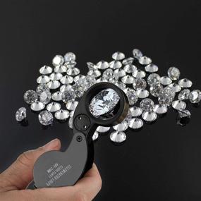 img 2 attached to Enhanced Precision and Clarity: HQMaster 40X Illuminated Jewelry Loupe Magnifier with LED Light for Jewelers