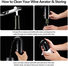 img 1 attached to 🍷 Enhance Your Wine Experience with the Electric Wine Aerator Pourer and Stopper Multi-Smart Automatic Wine Dispenser