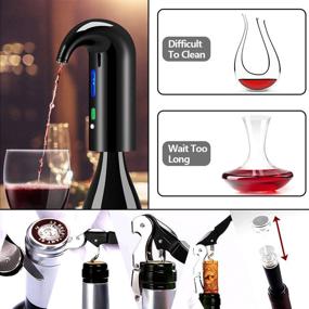 img 3 attached to 🍷 Enhance Your Wine Experience with the Electric Wine Aerator Pourer and Stopper Multi-Smart Automatic Wine Dispenser