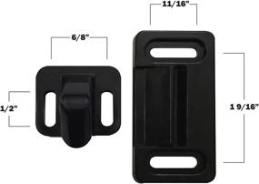 img 1 attached to 🚪 Camp'N - RV Screen Door Latch- Right Hand Handle for RV, Trailer, Camper, Motor Home, Cargo Trailer - OEM Replacement (RH)