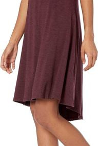 img 2 attached to 👗 Stylish and Comfortable: Daily Ritual Women's Jersey Short-Sleeve Bateau Neck Dress