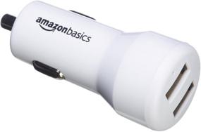 img 4 attached to 🔌 Amazon Basics 4-Pack 24W Dual USB Car Charger: Compatible with Apple and Android Devices. Charge on the go!