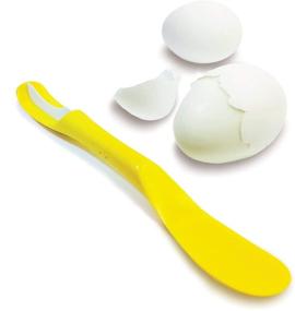 img 4 attached to 🥚 FusionBrands EggXactPeel Egg Peeler - Effortlessly Peel Both Soft and Hard Boiled Eggs with this BPA Free Kid-Friendly Kitchen Tool