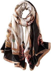 img 4 attached to 🧣 ZDMHSH Fashion Scarves: Stylish Sunscreen Women's Accessories for Scarves & Wraps