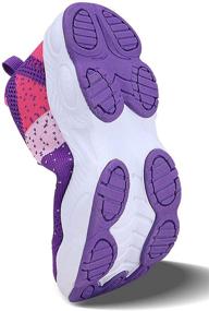 img 2 attached to Lingmu Fashionable Breathable Non Slip Girls' Shoes: The Perfect Choice for Active Children