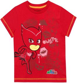 img 2 attached to Мужская футболка Owlette от PJ Masks - модная одежда для мальчиков.