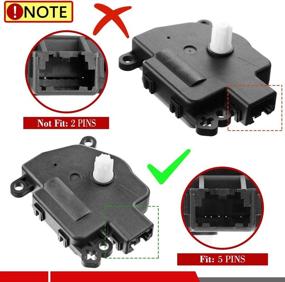 img 3 attached to 🔧 A-Premium HVAC Heater A/C Blend Door Actuator Replacement for Ford Fiesta 2011-2018: Enhance Climate Control Efficiency with Reliable Performance