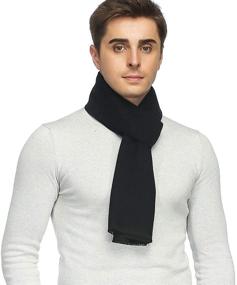 img 2 attached to 🧣 Timeless Elegance: Men's Classic Cashmere Winter Scarf - Essential Accessories for Men