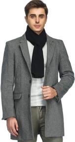 img 3 attached to 🧣 Timeless Elegance: Men's Classic Cashmere Winter Scarf - Essential Accessories for Men