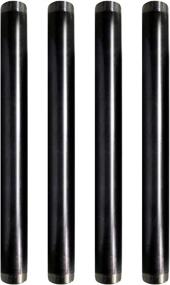 img 4 attached to 🛠️ Build DIY Vintage Furniture with SUPPLY GIANT QDCM1218-4 1/2 Inch Black Pipe Threaded Half Inch Malleable Steel Fitting, 1/2" x 18
