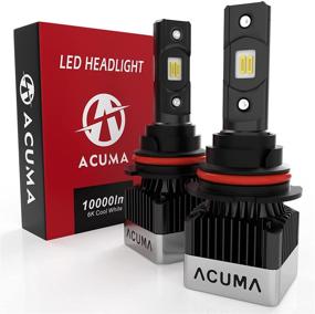 img 4 attached to 💡 ACUMA 9007 HB5 LED Лампы фар: Супер Яркие 10000lm c чипами Acme-Xs LED, Двойные Лампы с Переключением – Водонепроницаемость IP68, Холодный Белый 6000K, Подключить и Использовать