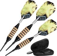 🎯 viper spinning bee soft tip darts: compact travel set with 16g weight - includes casemaster storage case логотип