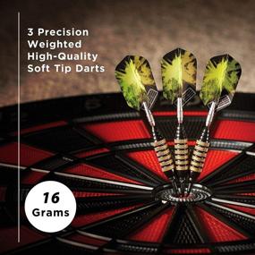 img 3 attached to 🎯 Viper Spinning Bee Soft Tip Darts: Compact Travel Set with 16g Weight - Includes Casemaster Storage Case