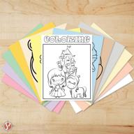 vibrant pastel color card stock paper - 🌈 10 assorted colors, 67 lb, 100 sheets per pack logo