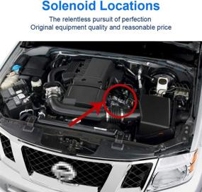 img 2 attached to 🔧 WMPHE Compatible with Nissan Altima, Frontier, and More - VVT Variable Valve Timing Control Solenoid Set for Left and Right Side - Replaces OEM 23796-EA2OB & 23796-EA2OA - Solenoid Valve