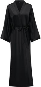 img 1 attached to Womens Satin Lightweight Sleepwear 3X