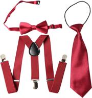 keywin adjustable suspender matching burgundy logo