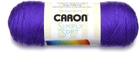 img 2 attached to 🧶 Caron Simply Soft Yarn Solids (3-Pack, Iris Color H97003-9747) - Enhanced for SEO