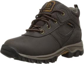 img 4 attached to Стильные и прочные: Кроссовки для мальчиков Timberland Maddsen Waterproof Chukka Brown