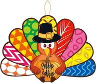 turkey wooden hanger thanksgiving decorations логотип