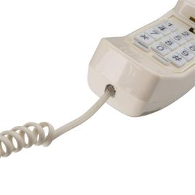 img 2 attached to Tangle-Free, Curly Phone Cord for Landline Phones: Easy to Use + Excellent Sound Quality - Ideal for Home or Office (25ft) - Bone Ivory Color