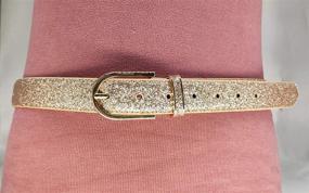 img 3 attached to 👗 Stylish Sequin Studded Leather Waistband - Corlink Women's Belt Accessories