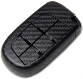 img 3 attached to TANGSEN Smart Key Fob Case: Enhanced Protection for CHRYSLER, DODGE, JEEP Keyless Entry Remotes in Carbon Fiber Design