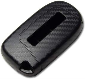 img 2 attached to TANGSEN Smart Key Fob Case: Enhanced Protection for CHRYSLER, DODGE, JEEP Keyless Entry Remotes in Carbon Fiber Design